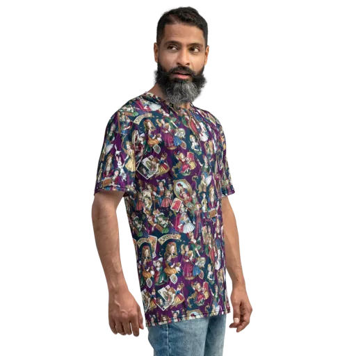 Wonderland Court on a Men's Crew Neck T-Shirt