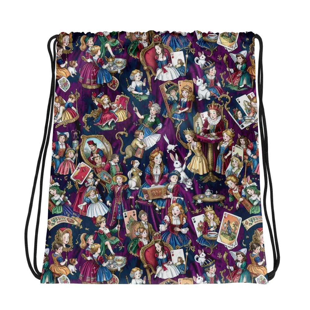 Wonderland Court on Drawstring Bag — Photo
