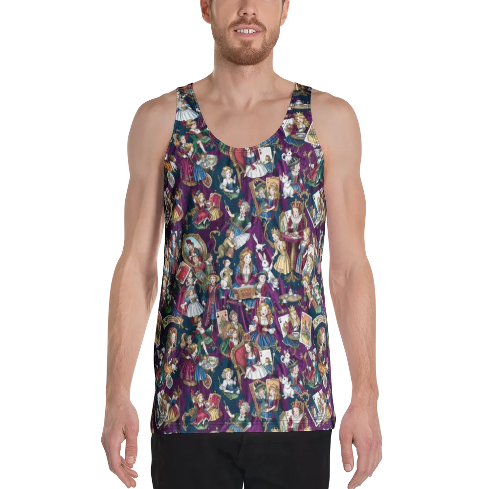 Wonderland Court on Men's Tank Top — Front