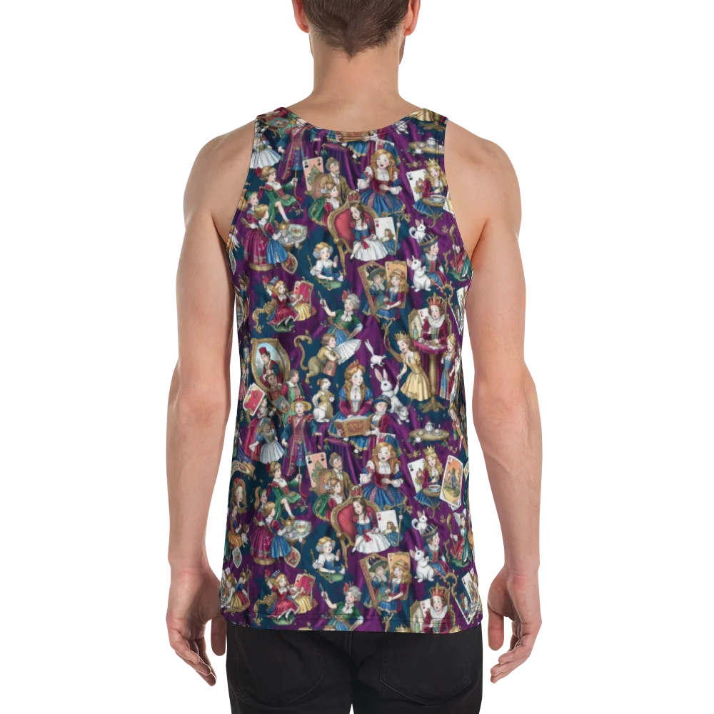 Wonderland Court on Men's Tank Top — Back