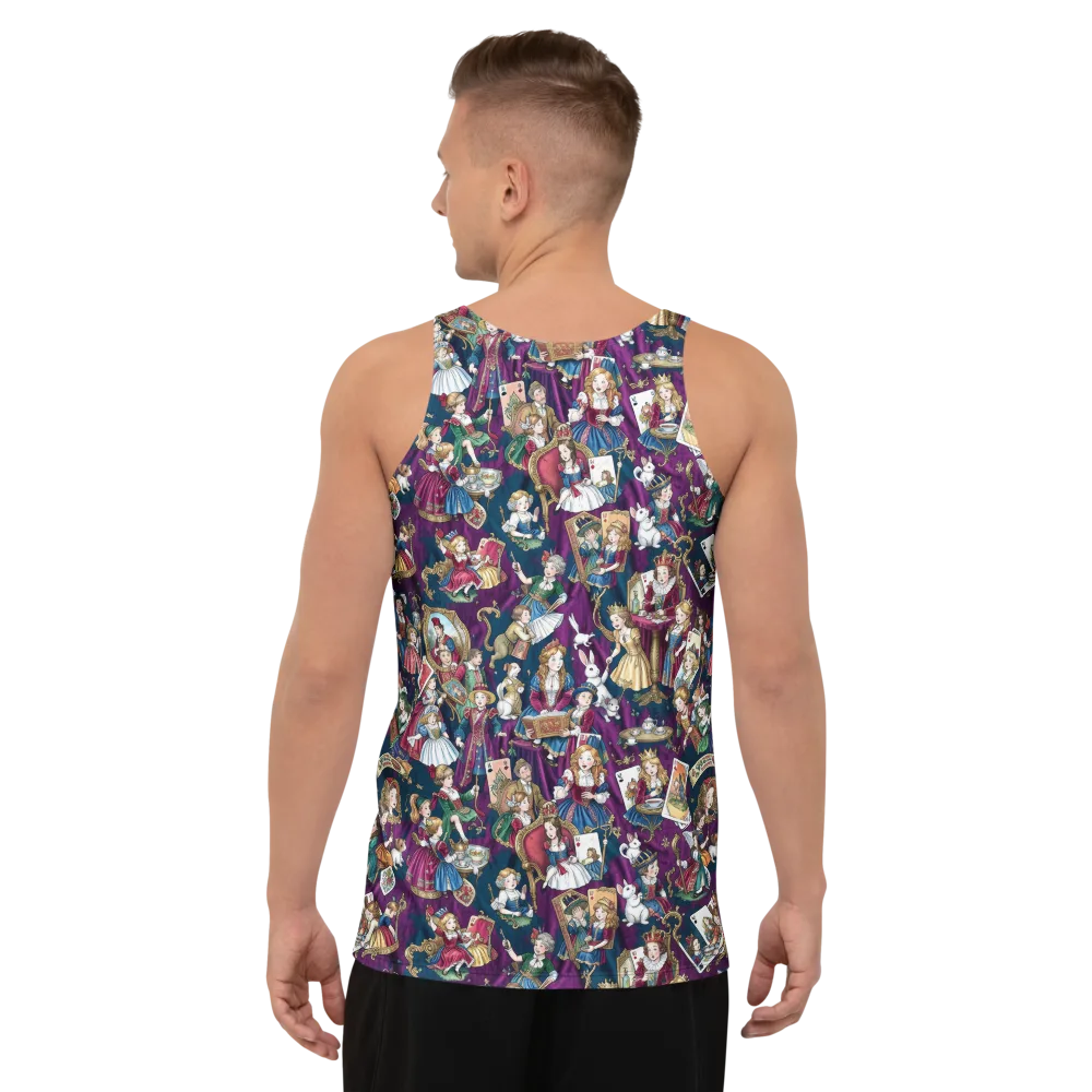 Wonderland Court on Men's Tank Top — Back