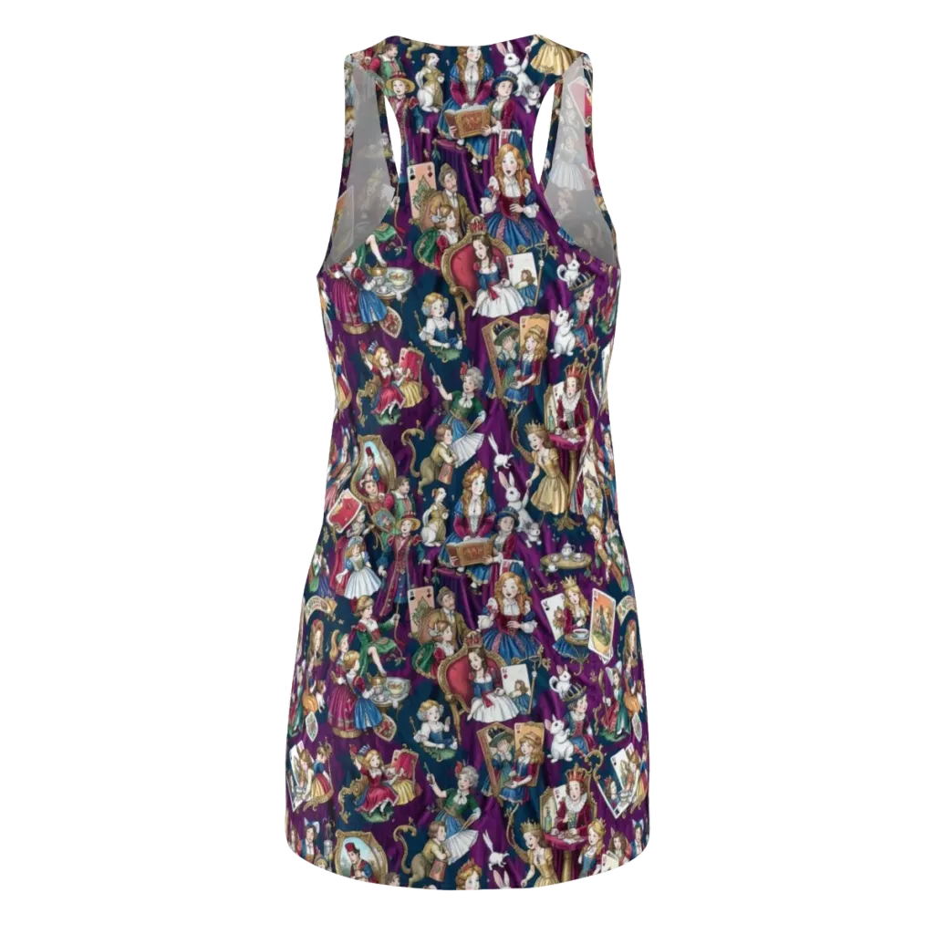Wonderland Court on Racerback Dress — Back
