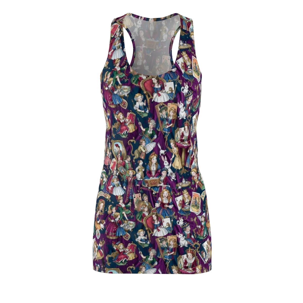 Wonderland Court on Racerback Dress — Front