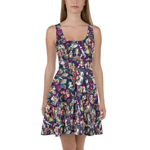 Wonderland Court on a Skater Dress