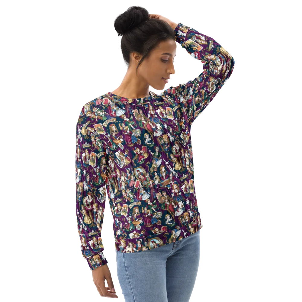 Wonderland Court on Sweatshirt — Right Front