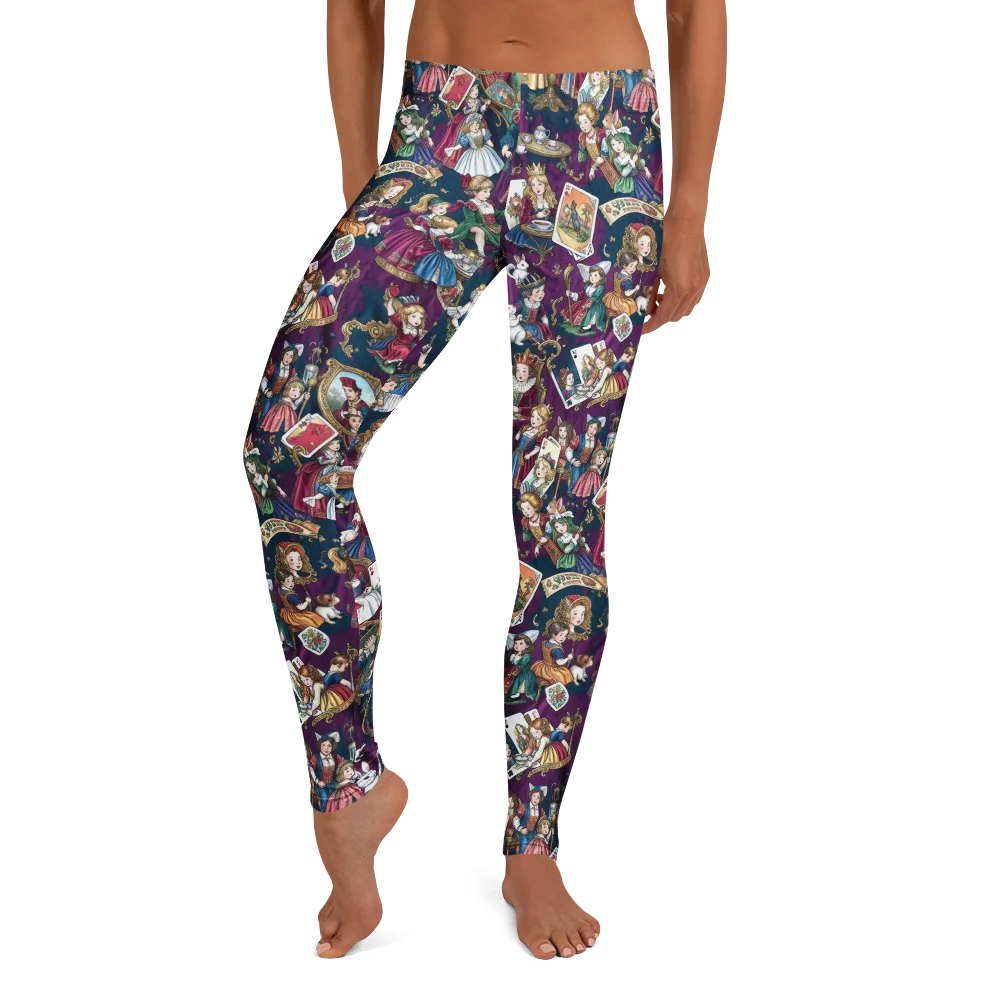 Wonderland Court on Leggings — Front