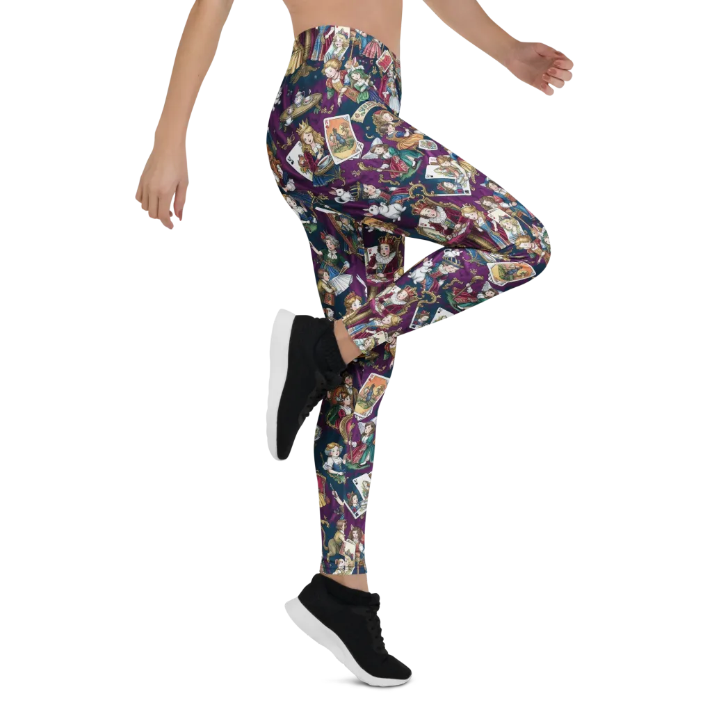 Wonderland Court on Leggings — Right