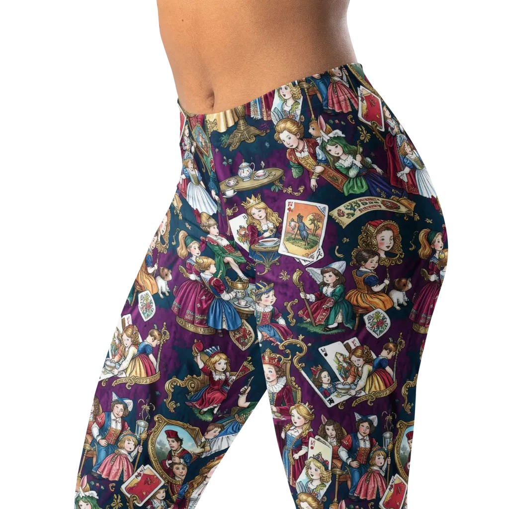Wonderland Court on Leggings — Left Front