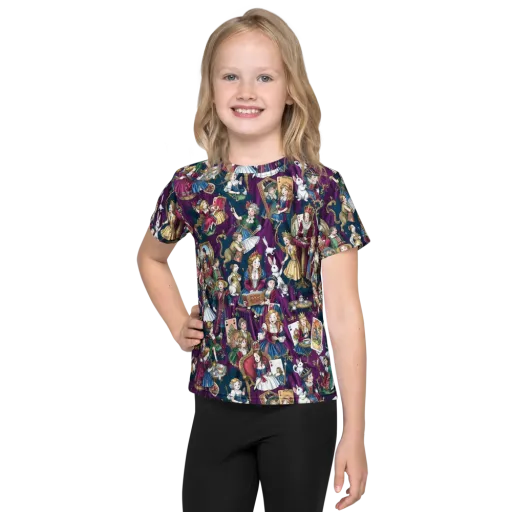 Wonderland Court on a Kids Crew Neck T-Shirt