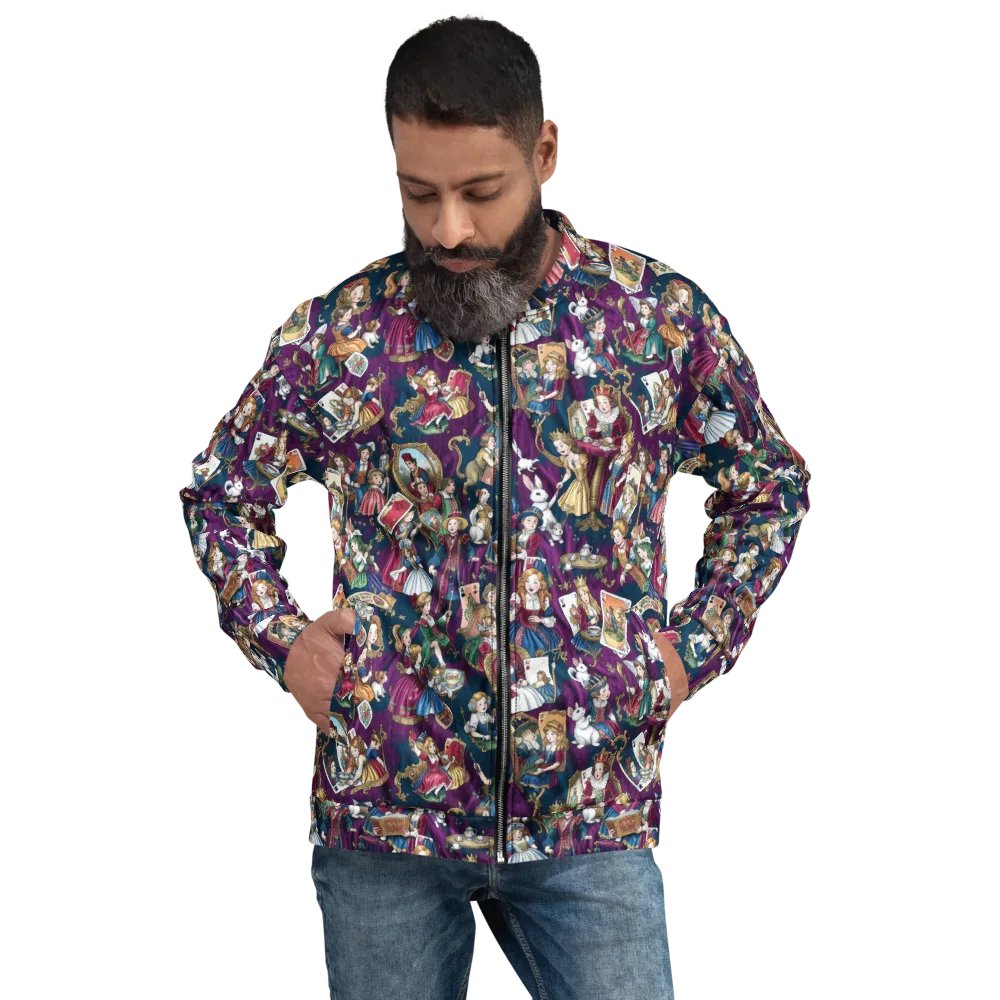 Wonderland Court on Bomber Jacket — Front
