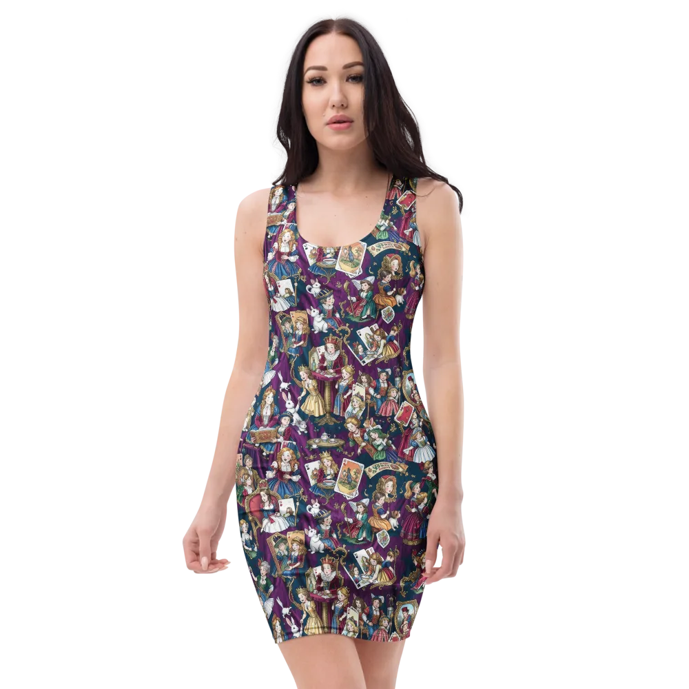 Wonderland Court on Bodycon Dress — Front