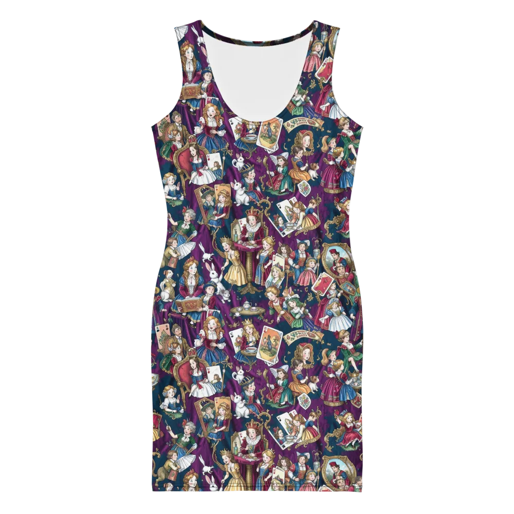 Wonderland Court on Bodycon Dress — Front