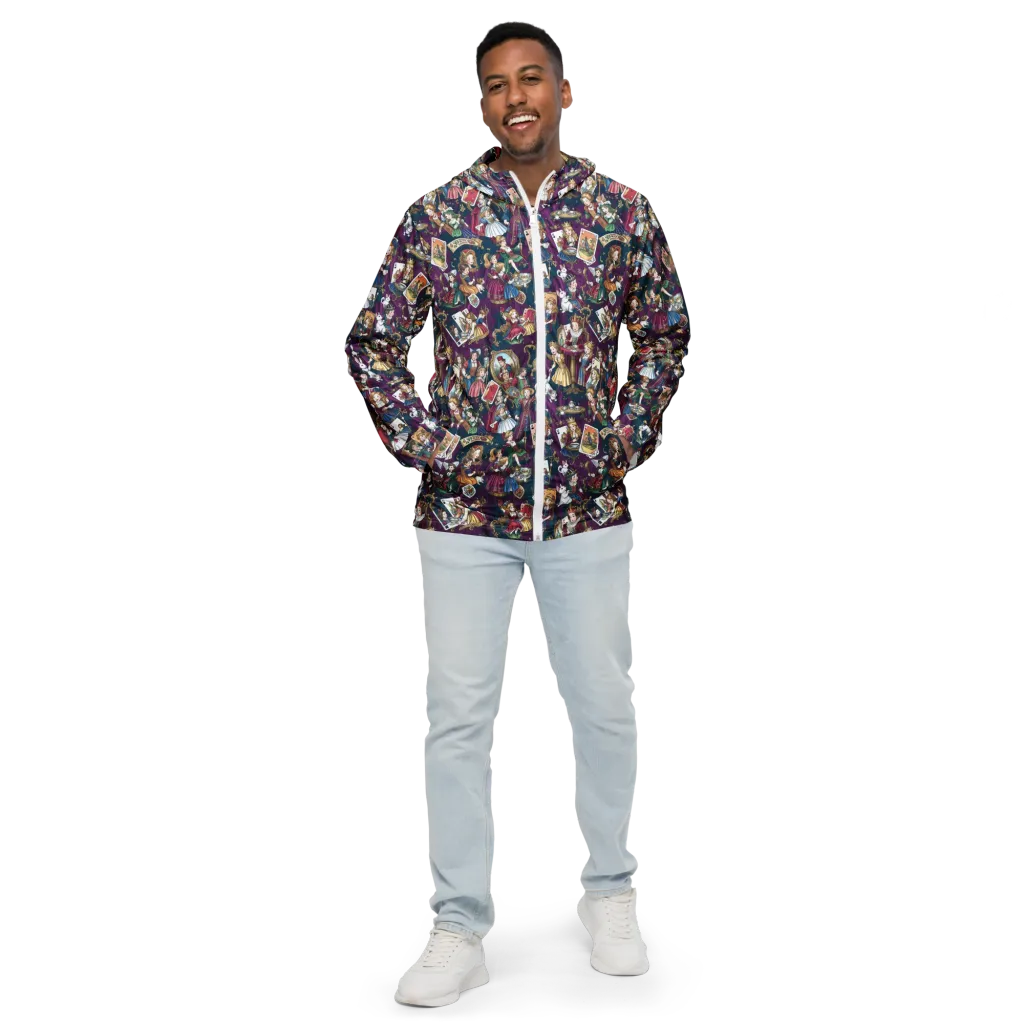 Wonderland Court on Men's Windbreaker — Front