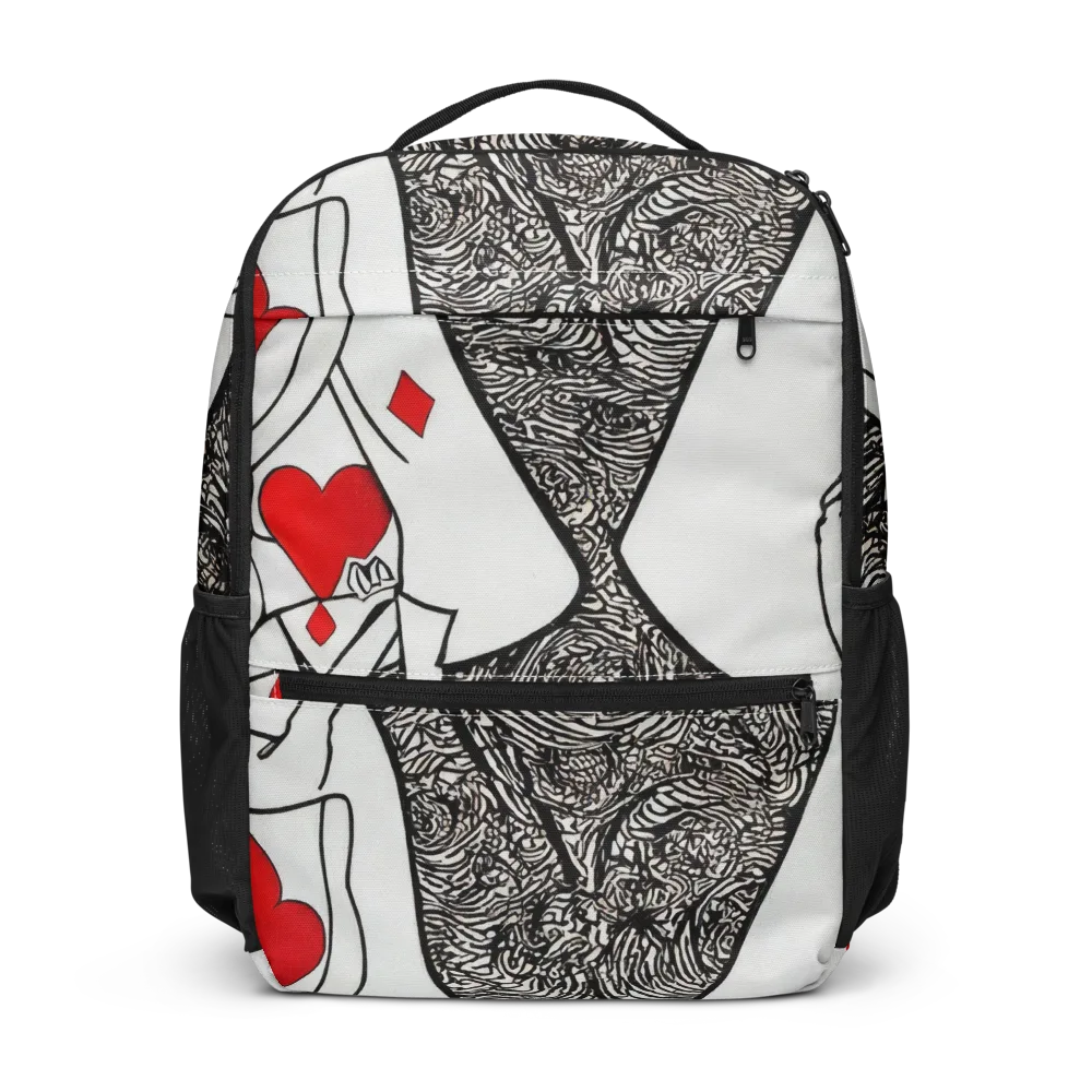 Heartbreak Hourglass on Utility Backpack — Front