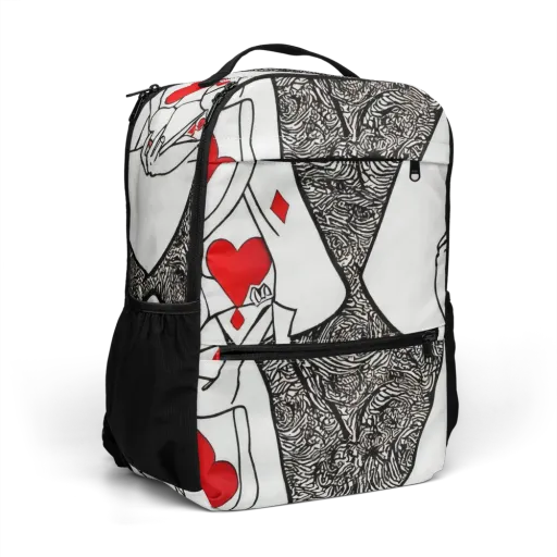 Heartbreak Hourglass on a Utility Backpack