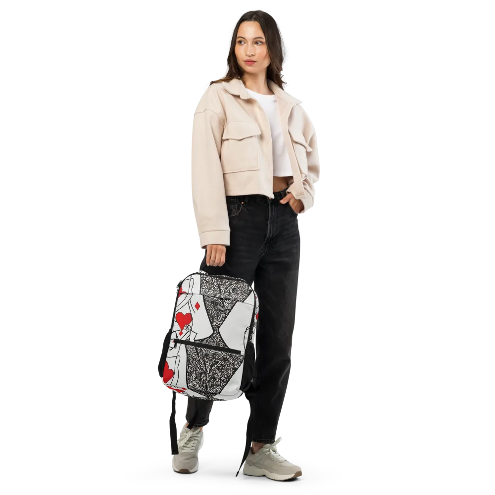 Heartbreak Hourglass on Utility Backpack — Front