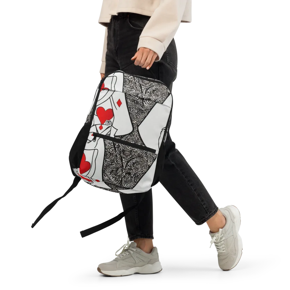 Heartbreak Hourglass on Utility Backpack — Front