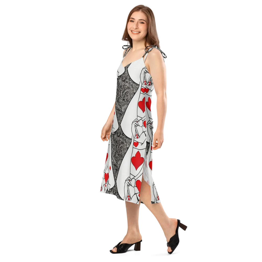 Heartbreak Hourglass on Slip Dress — Left Front
