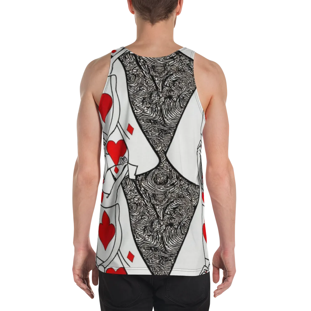 Heartbreak Hourglass on Men's Tank Top — Back