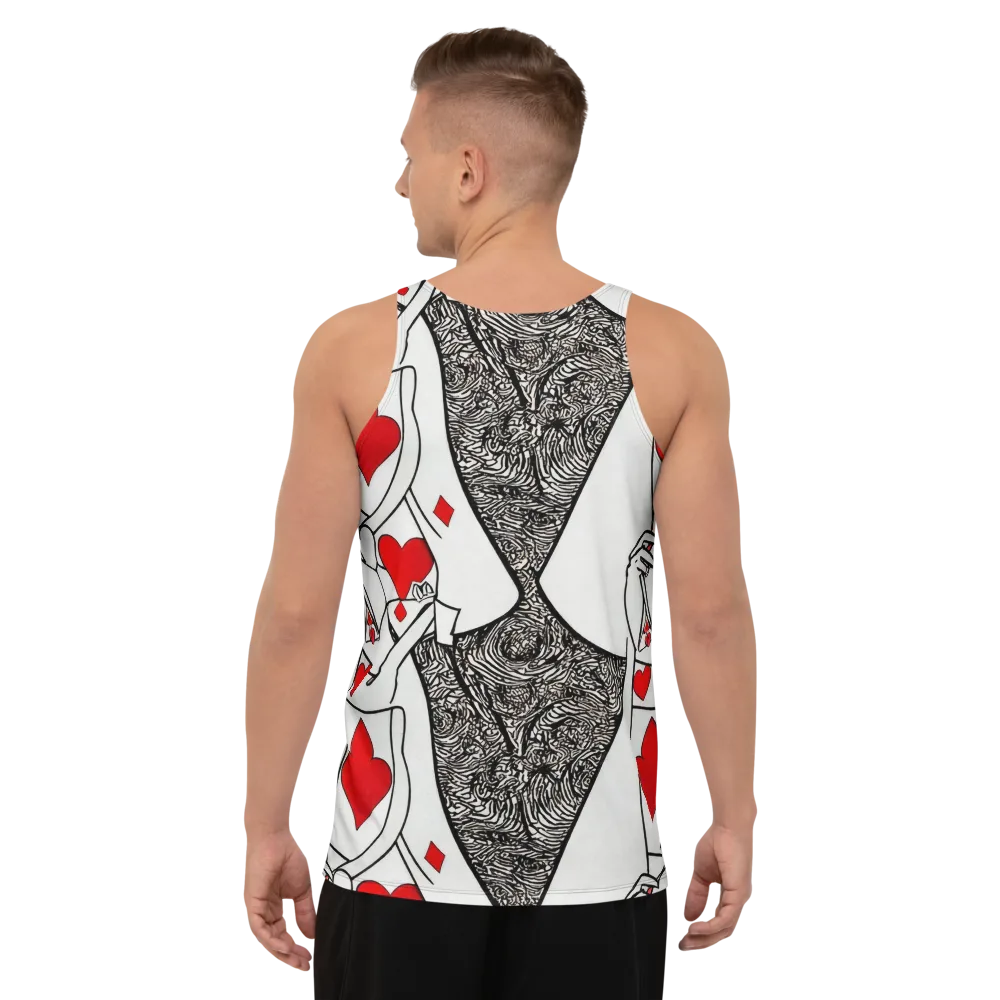 Heartbreak Hourglass on Men's Tank Top — Back