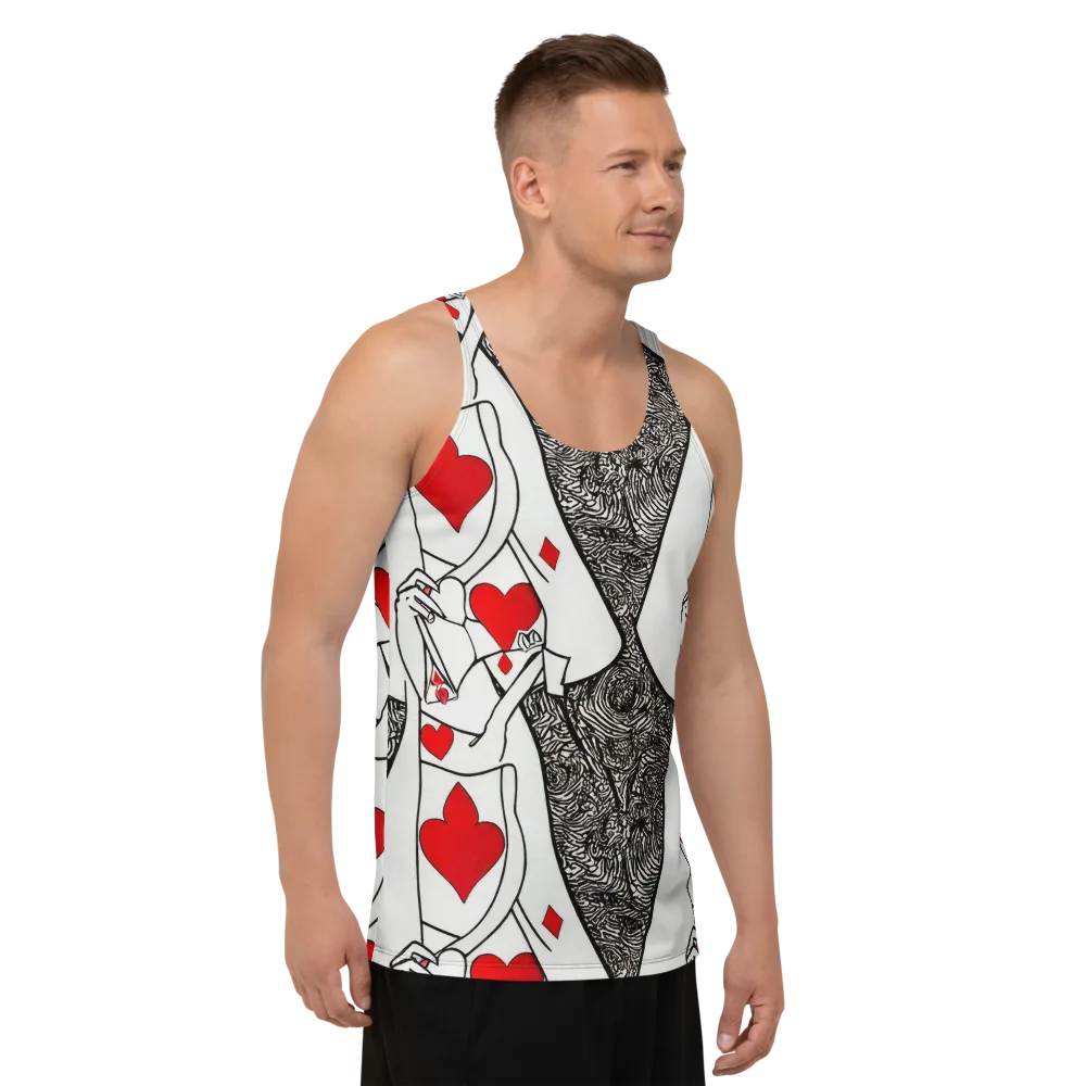 Heartbreak Hourglass on Men's Tank Top — Right Front