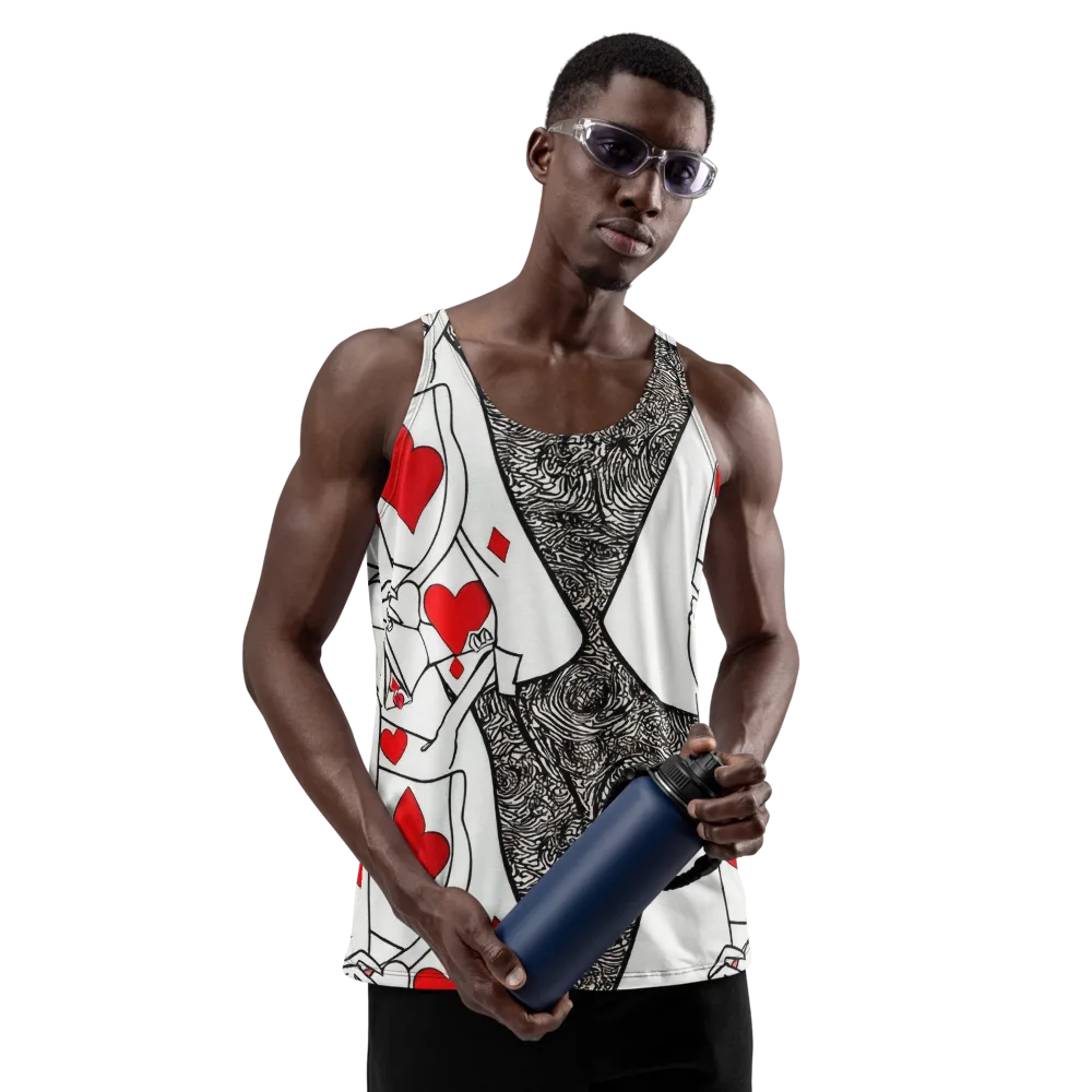 Heartbreak Hourglass on Men's Tank Top — Front