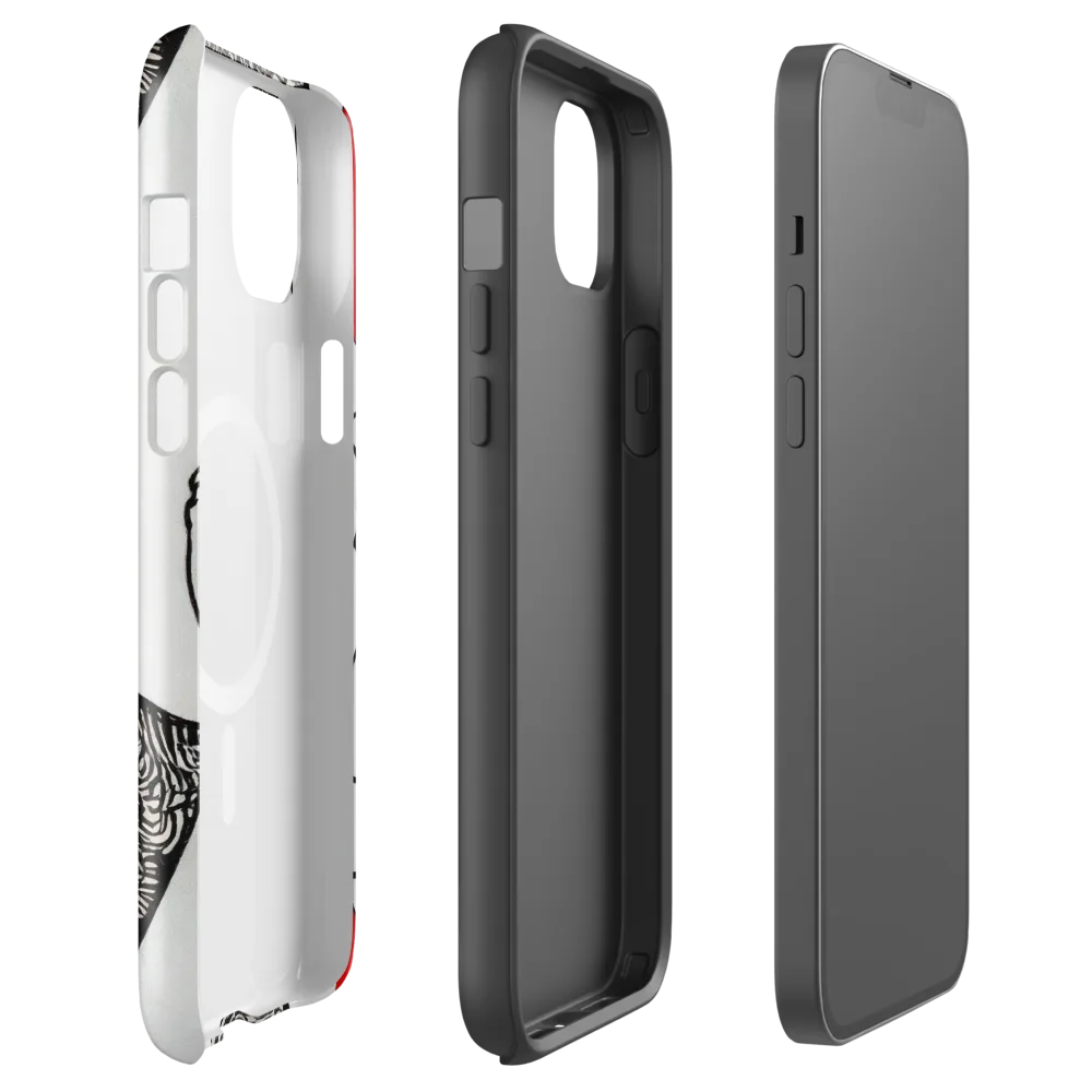 Heartbreak Hourglass on MagSafe Tough Case for iPhone® — Front