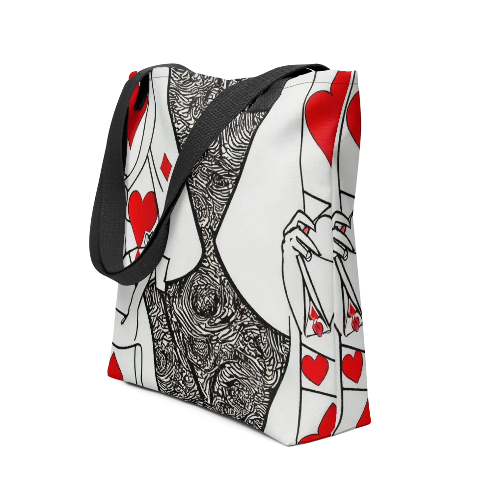 Heartbreak Hourglass on Tote Bag — Front