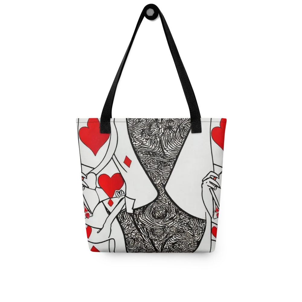 Heartbreak Hourglass on Tote Bag — Front