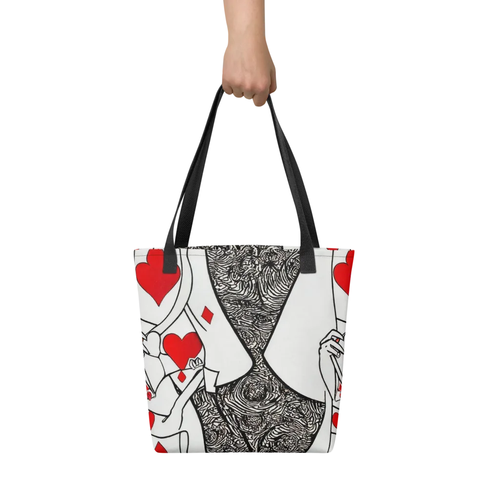 Heartbreak Hourglass on Tote Bag — Front