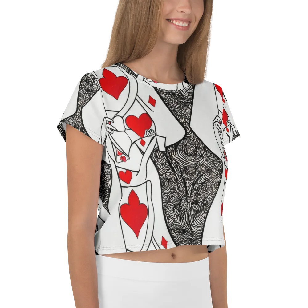 Heartbreak Hourglass on Crop Tee — Right