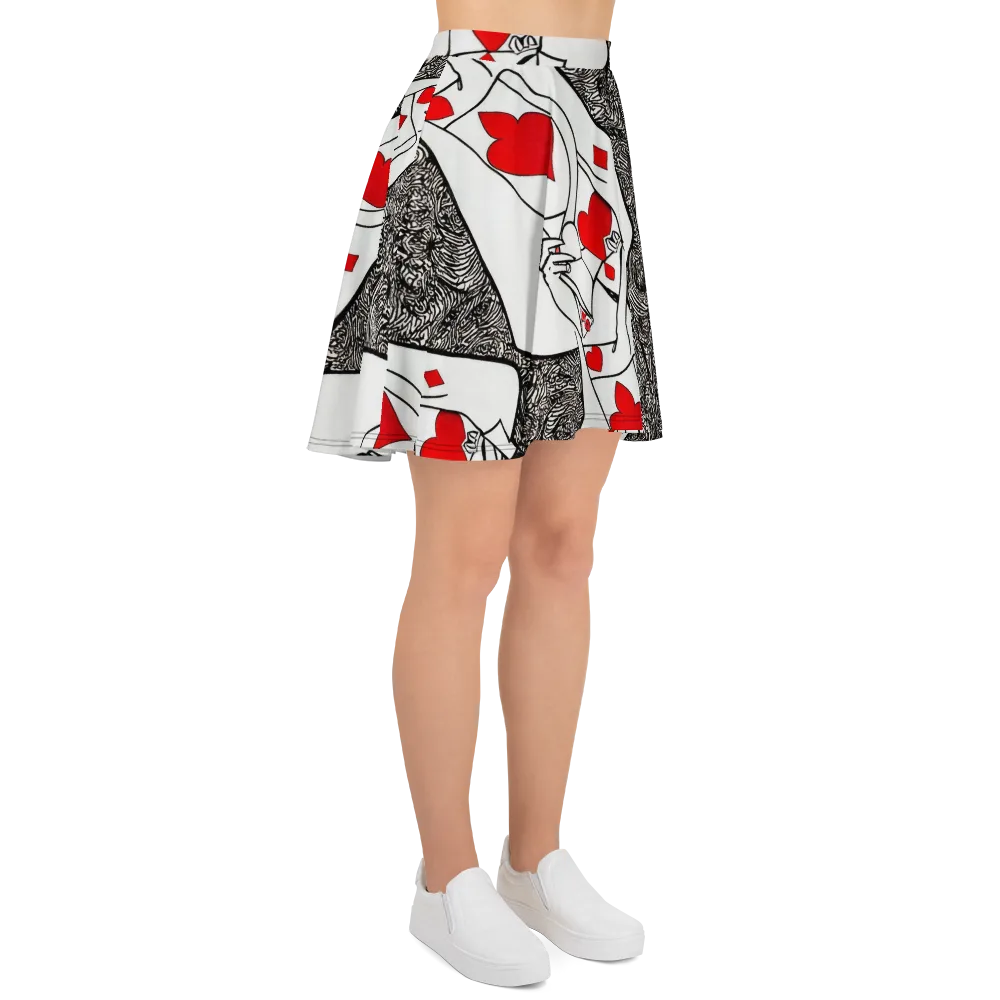 Heartbreak Hourglass on Skater Skirt — Right