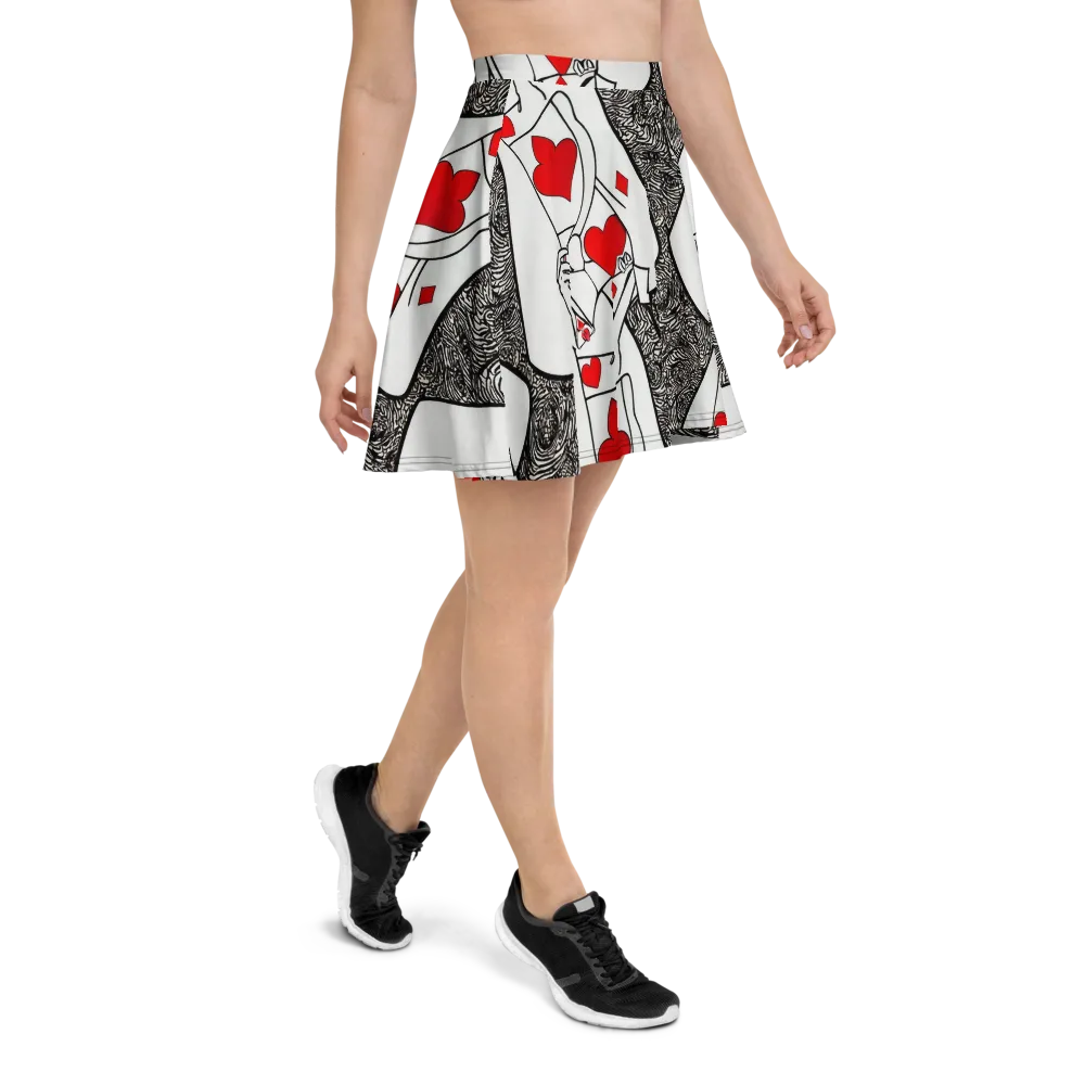 Heartbreak Hourglass on Skater Skirt — Right