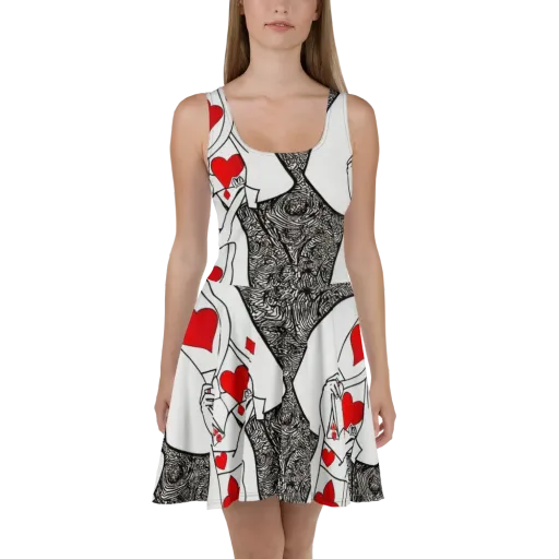 Heartbreak Hourglass on a Skater Dress