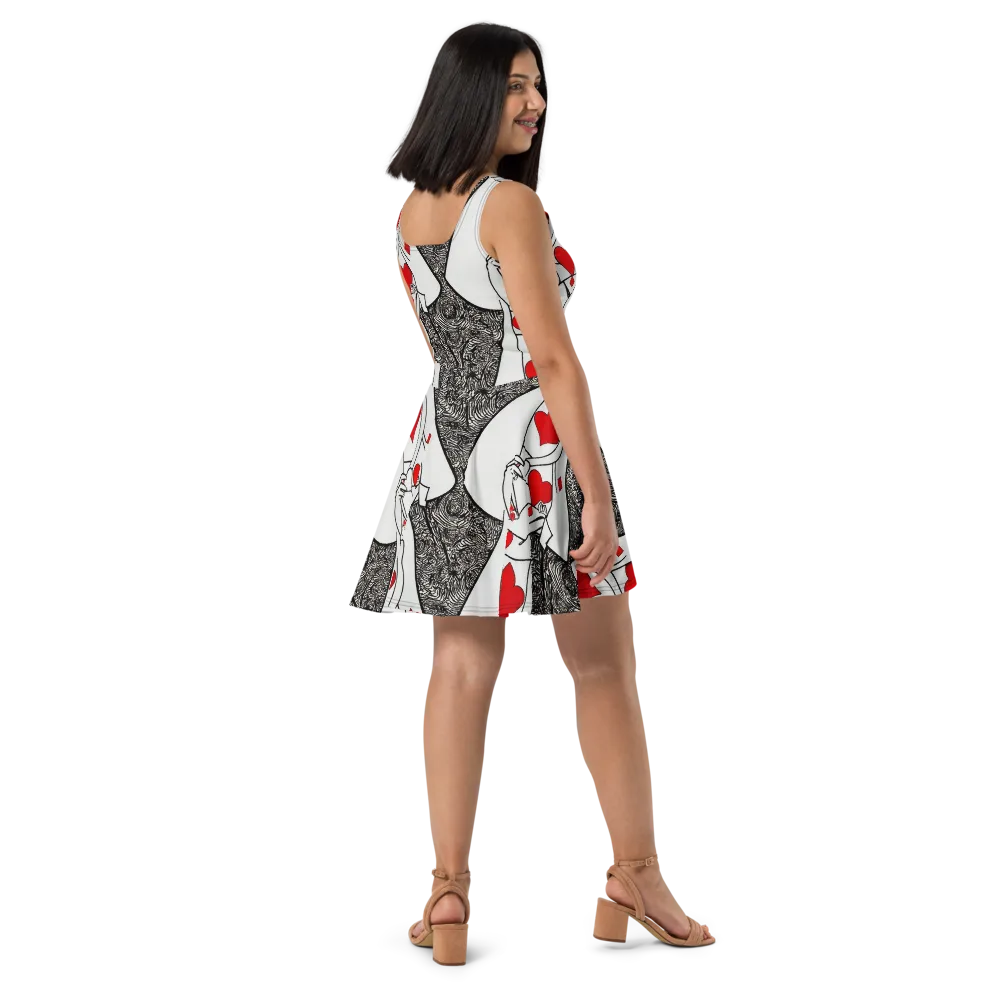 Heartbreak Hourglass on Skater Dress — Right