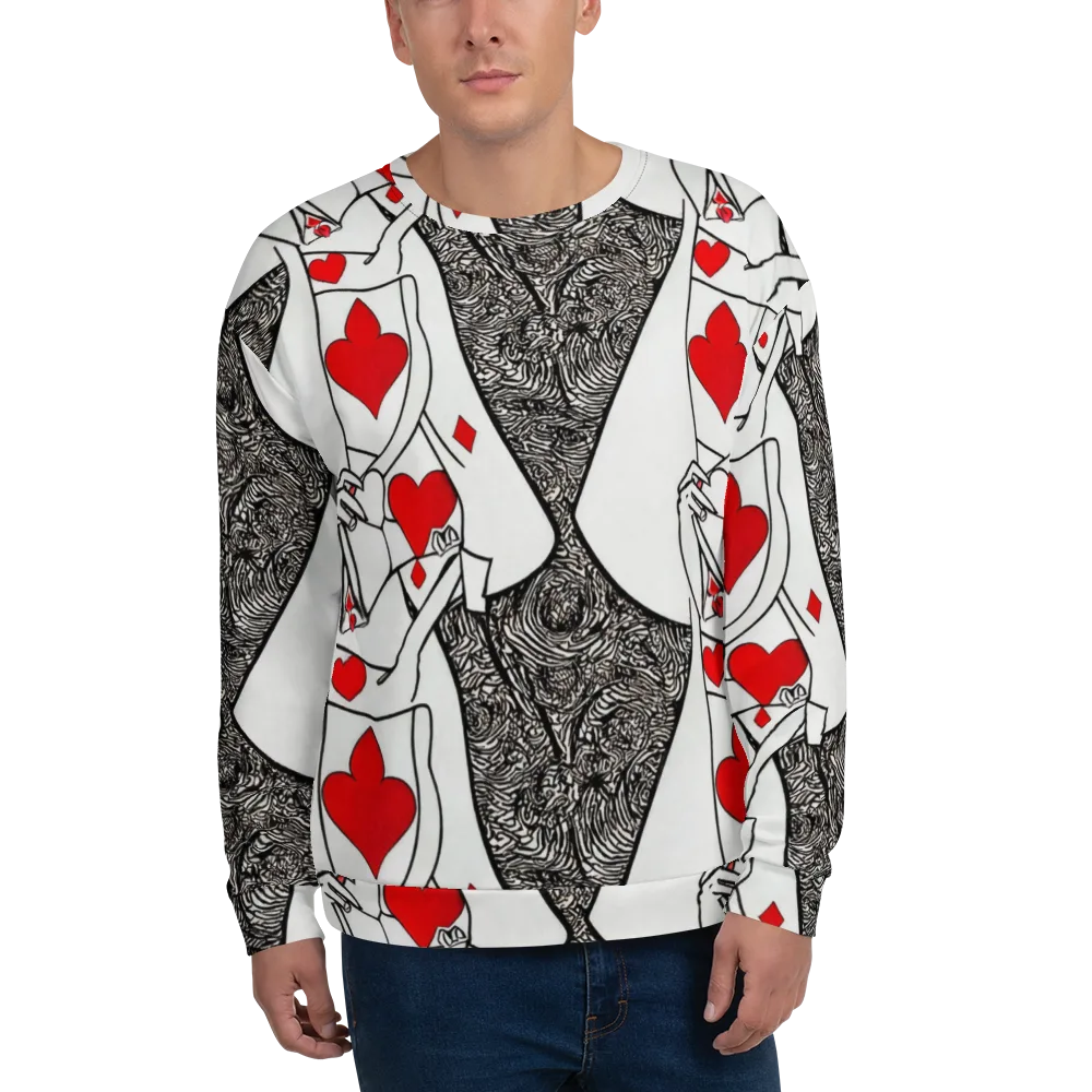 Heartbreak Hourglass on Sweatshirt — Front