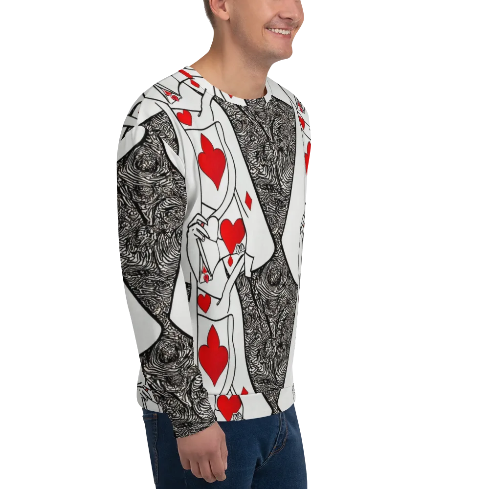 Heartbreak Hourglass on Sweatshirt — Right Front