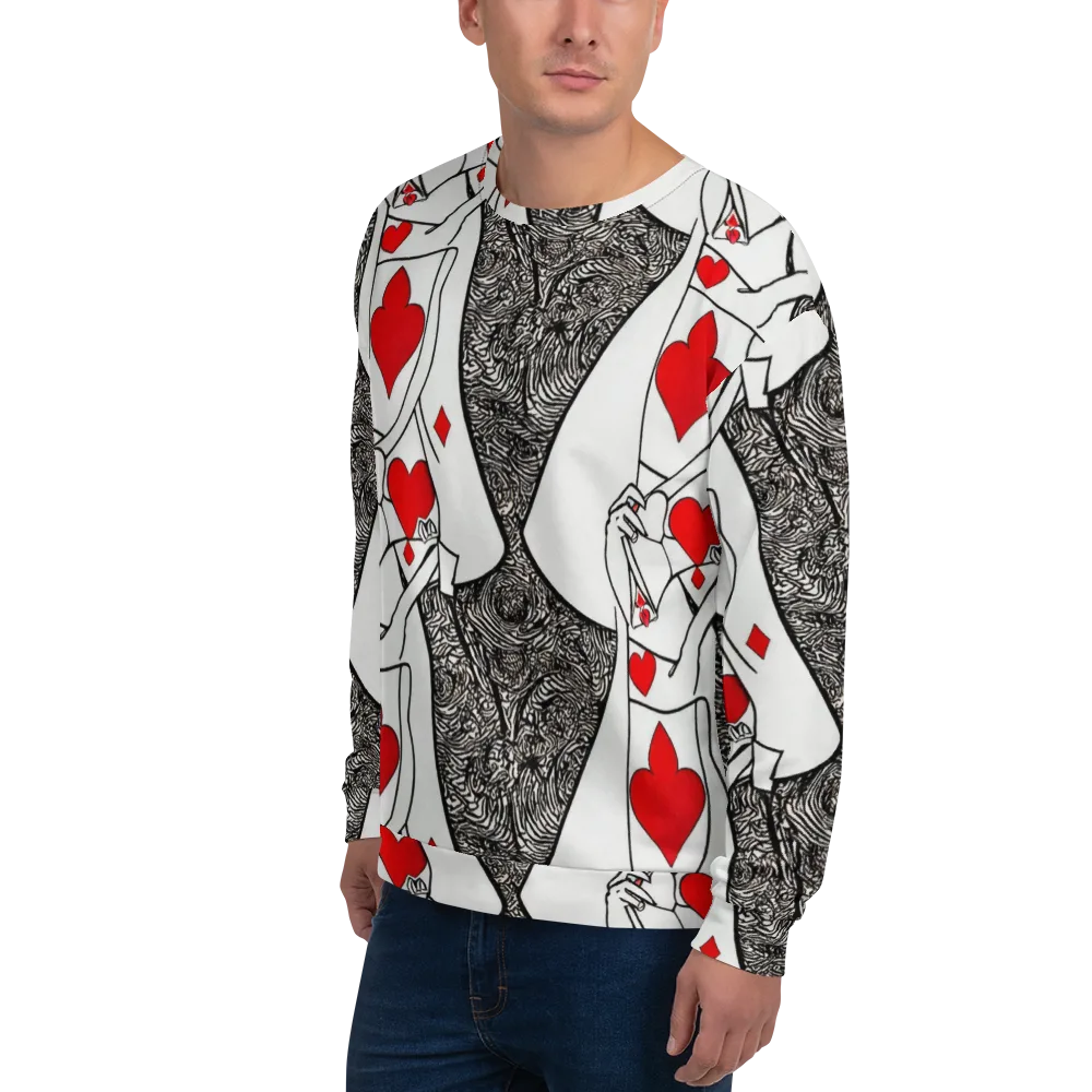Heartbreak Hourglass on Sweatshirt — Left Front