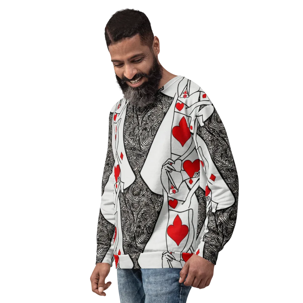 Heartbreak Hourglass on Sweatshirt — Left Front