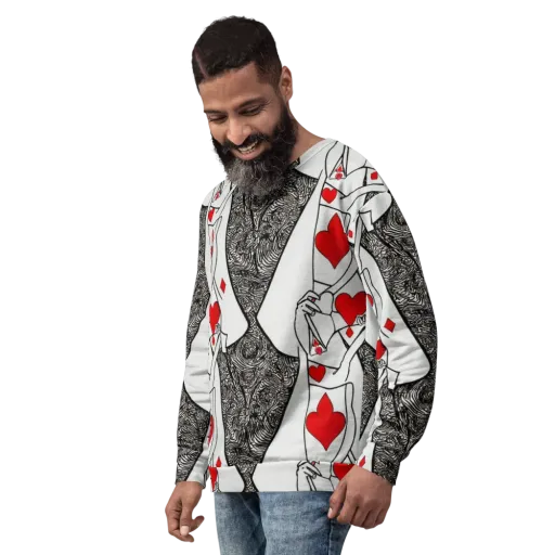 Heartbreak Hourglass on a Sweatshirt