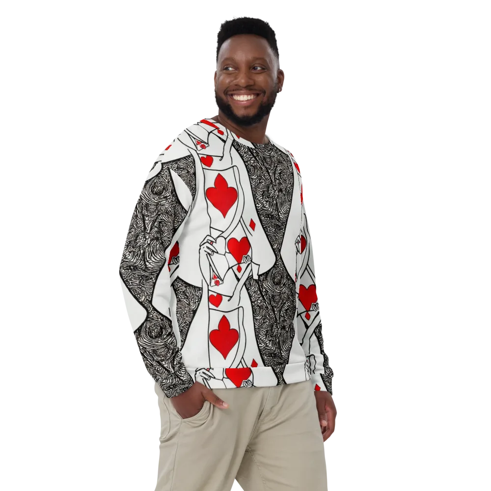 Heartbreak Hourglass on Sweatshirt — Front