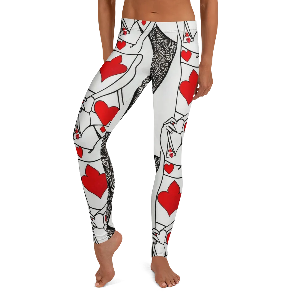 Heartbreak Hourglass on Leggings — Front