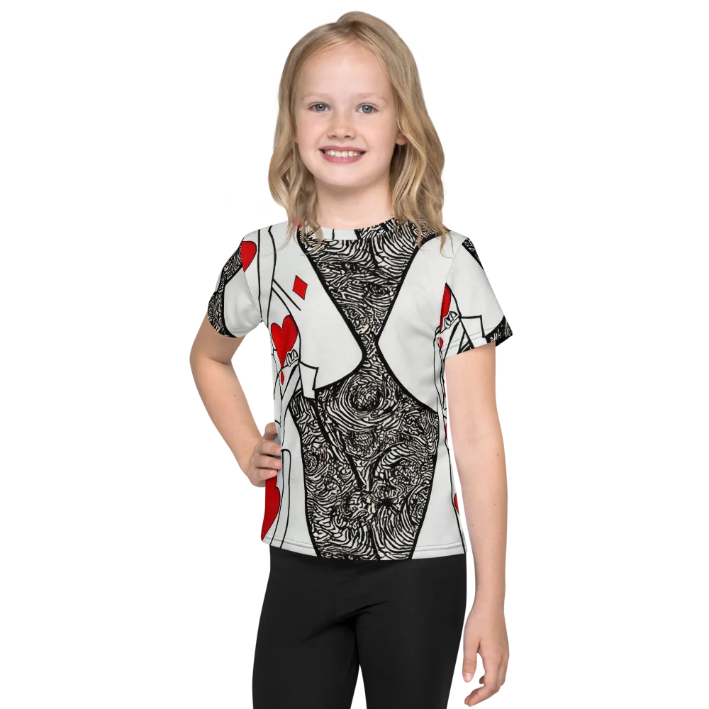 Heartbreak Hourglass on Kids Crew Neck T-Shirt — Front