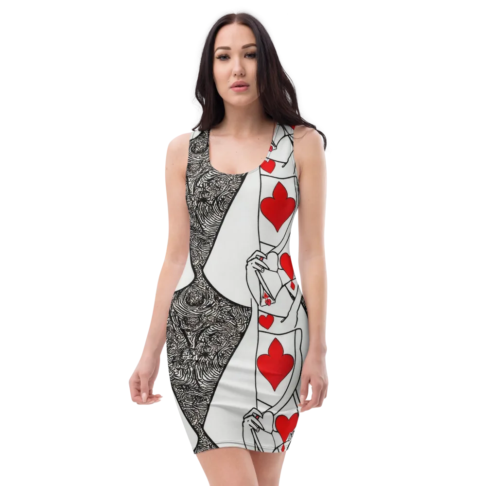 Heartbreak Hourglass on Bodycon Dress — Front