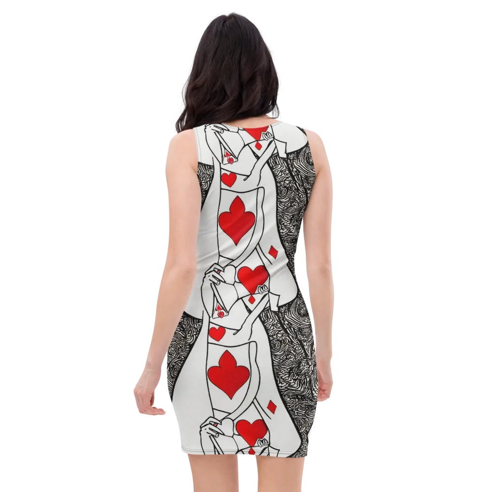 Heartbreak Hourglass on Bodycon Dress — Back