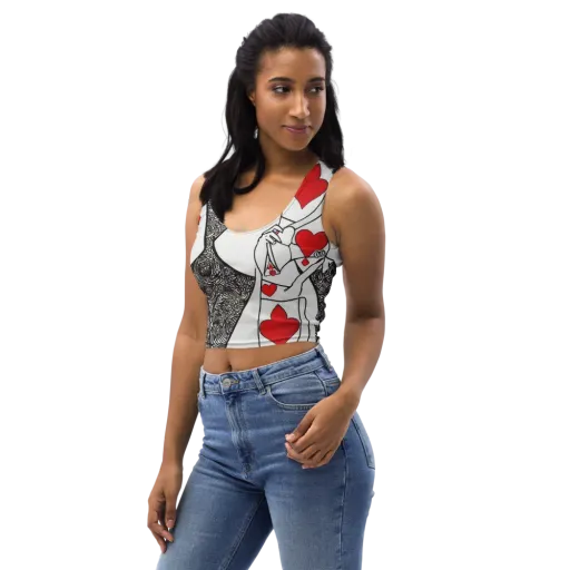 Heartbreak Hourglass on a Crop Top
