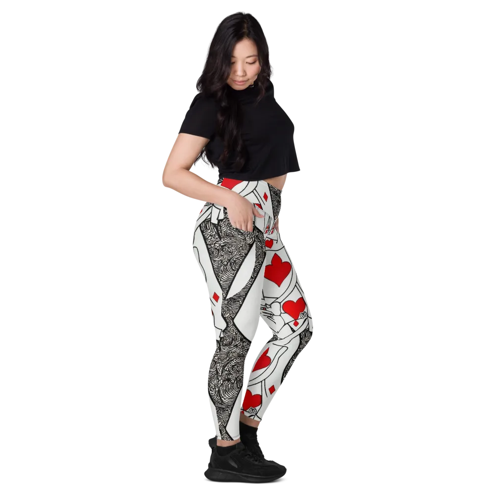 Heartbreak Hourglass on Leggings with Pockets — Right