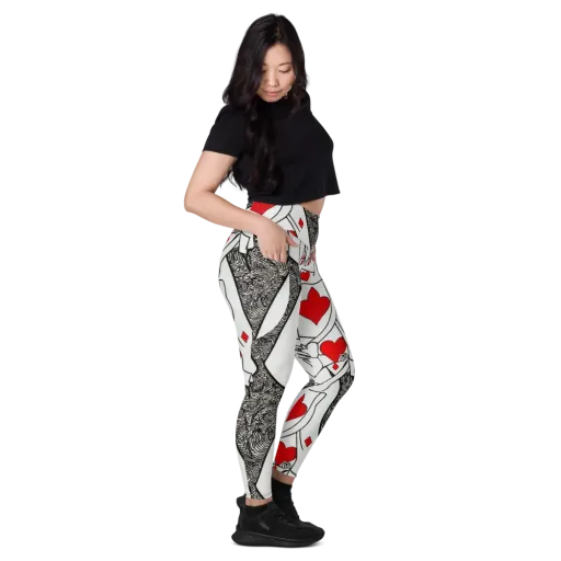 Heartbreak Hourglass on a Leggings with Pockets
