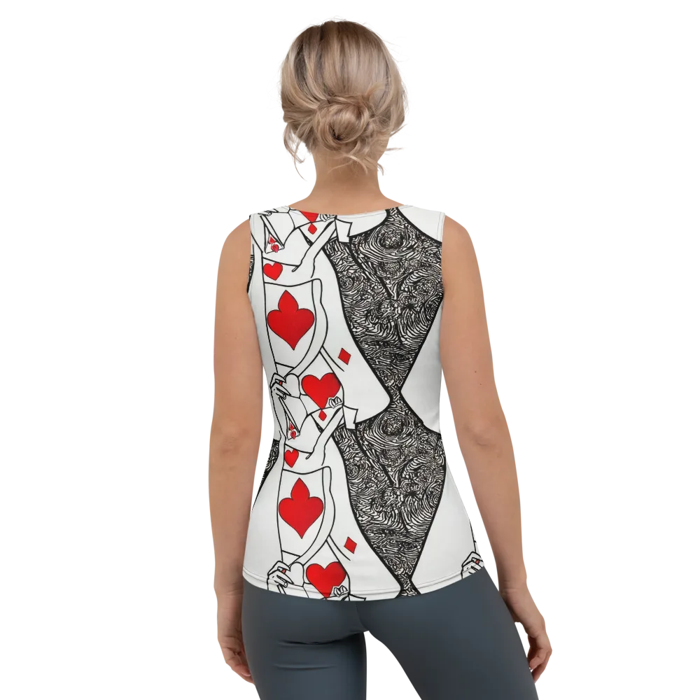 Heartbreak Hourglass on Women's Tank Top — Back