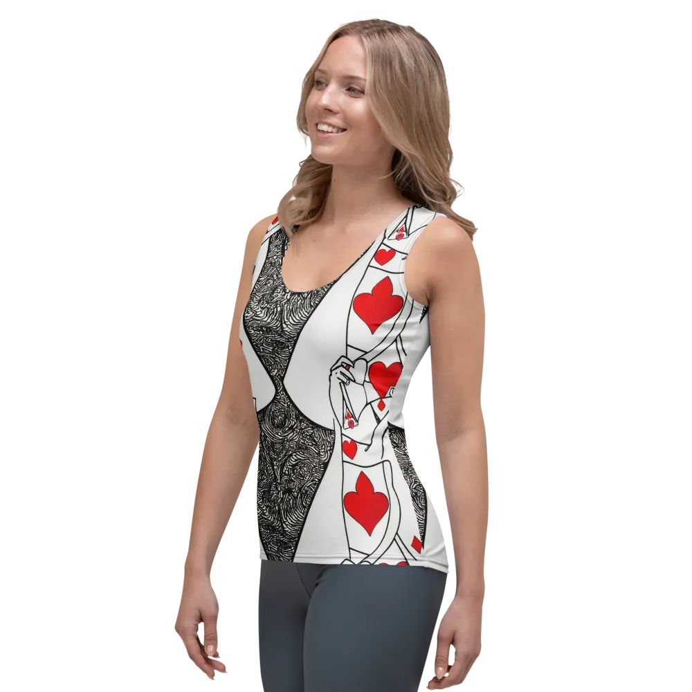 Heartbreak Hourglass on Women's Tank Top — Left Front